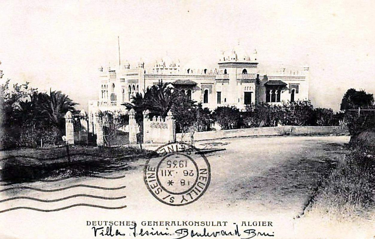 Alger - Boulevard Bru - Villa Sesini - Consulat Allemagne - 1935.jpg